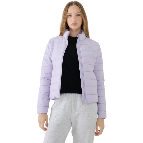 Kurtka damska puchowa 4F F533 jasny fiolet 4FWSS25TDJAF533 52S
