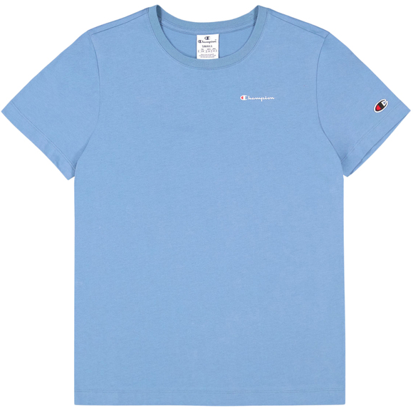 Koszulka damska Champion SS Tee niebieska 117535 BS099