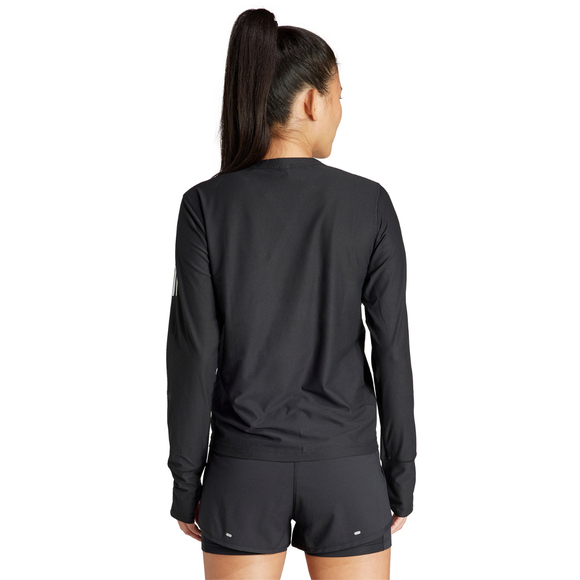 Koszulka damska adidas Own The Run Long Sleeve czarna IN1568