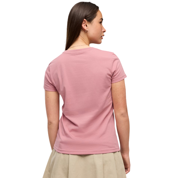 Koszulka damska Puma Ess Centered Cat Logo Tee różowa 692916 48