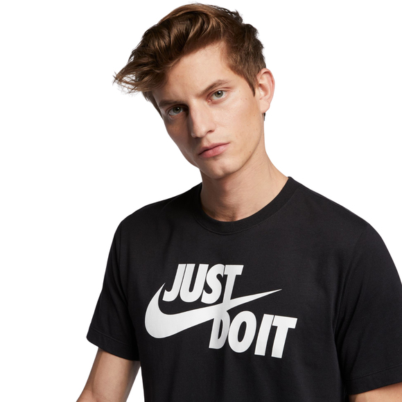 Koszulka męska Nike Tee Just do It Swoosh czarna AR5006 011