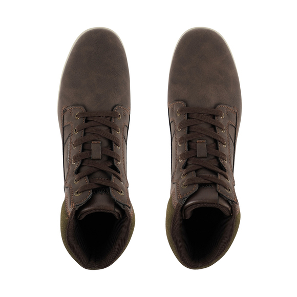 Buty męskie Wrangler Denver Mid ciemny brąz 20253018 IKU 