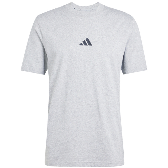 Koszulka męska adidas Essentials 3-Stripes Single Jersey szara JE6396