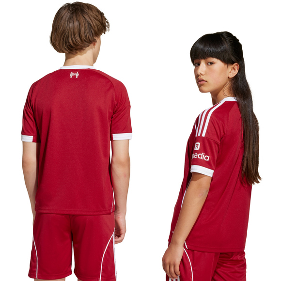 Koszulka dla dzieci adidas Liverpool FC 25/26 Home Jersey czerwona JV6436