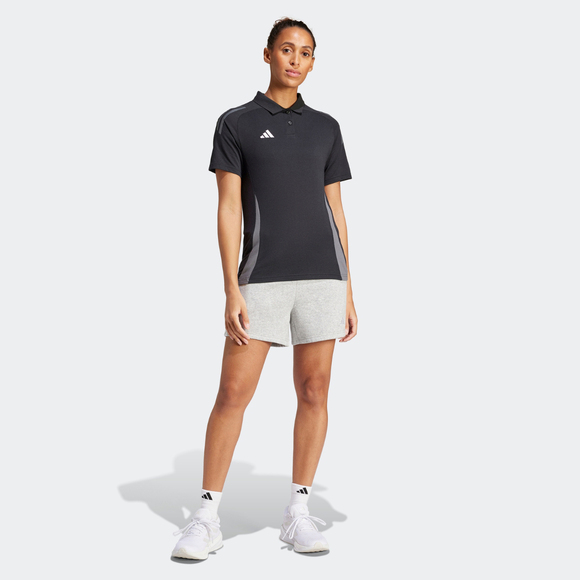 Spodenki damskie adidas Tiro 24 Sweat szaro-białe IR9327