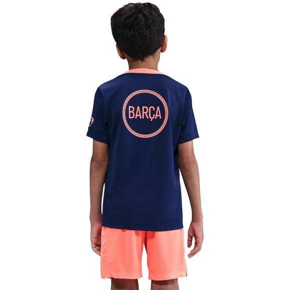 Koszulka dla dzieci Nike FC Barcelona Academy Pro granatowo-pomrańczowa HM4185 411