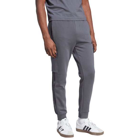 Spodnie męskie adidas AOP Colourblock szare JM1716