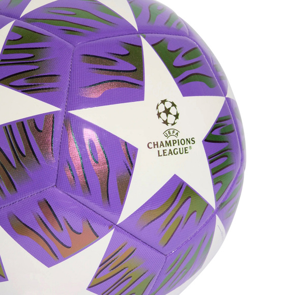 Piłka nożna adidas UCL 25/26 Final Training fioletowo-biała JX9089