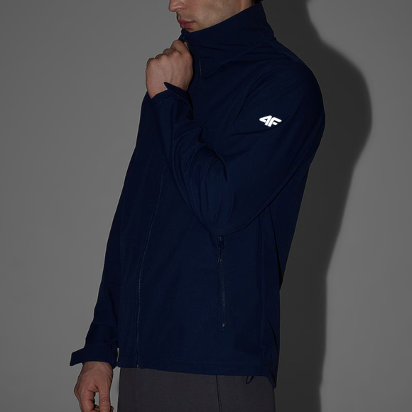 Kurtka męska softshell 4F M548 granatowa 4FWSS26TSOFM548 31S