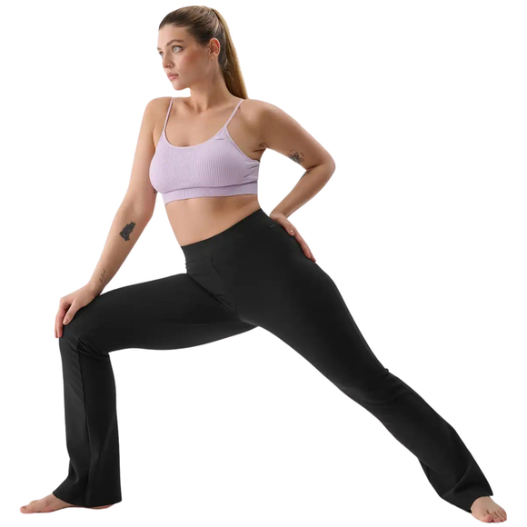 Stanik sportowy 4F F121 jasny fiolet 4FWSS24USBAF121 52S