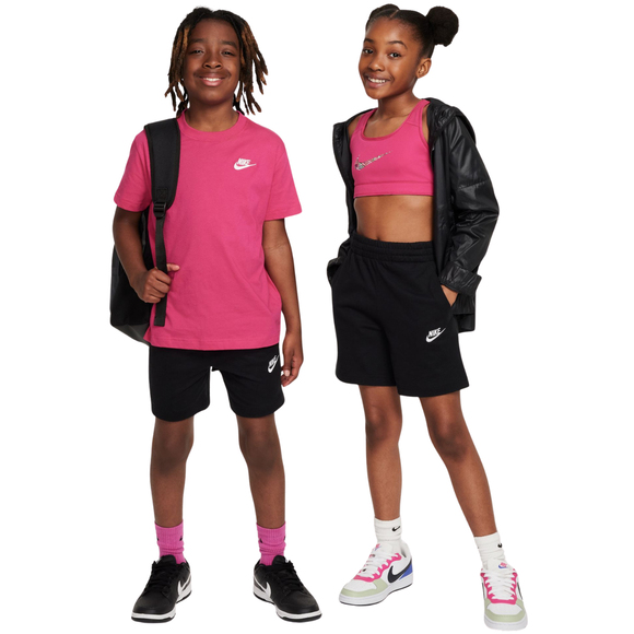 Spodenki dla dzieci Nike Sportswear Club czarne FZ5512 010