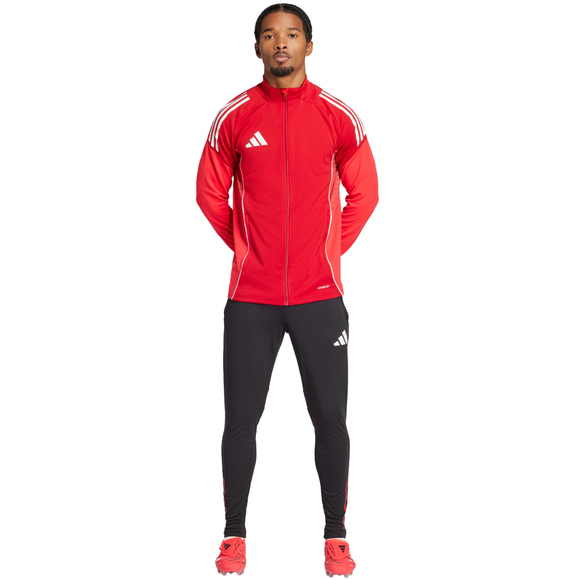 Spodnie męskie adidas Tiro 25 Competition Training czarno-czerwone JI6496