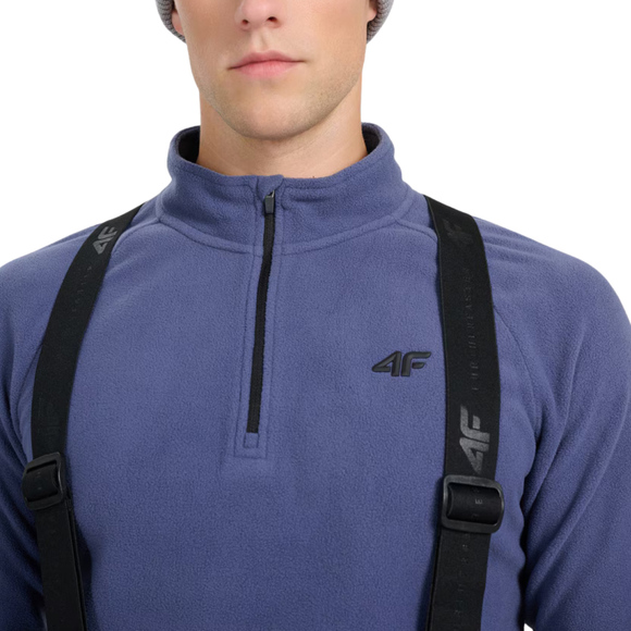 Bluza polarowa męska 4F M065 denim 4FWAW25UFLEM065 32S