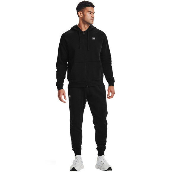 Bluza męska Under Armour Rival Fleece FZ Hoodie czarna 1357111 001