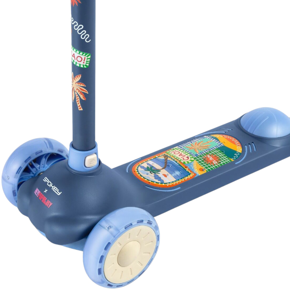 Hulajnoga Spokey Fiori niebieska 946377