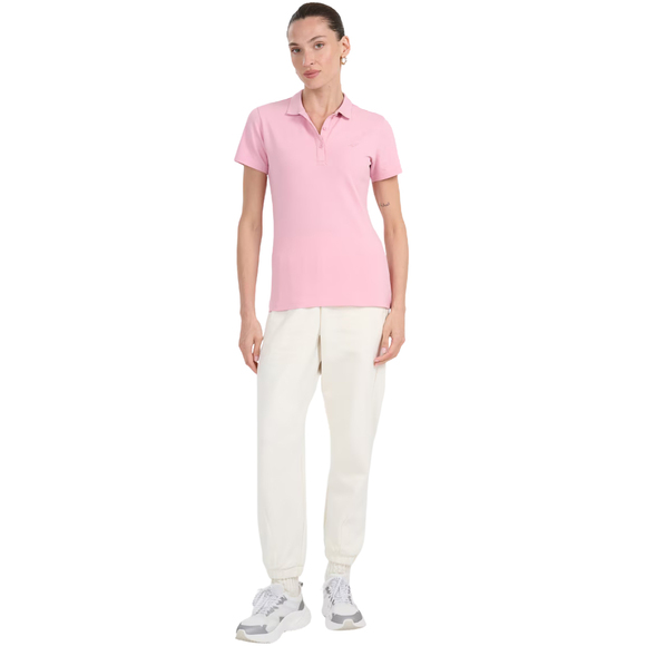 Koszulka damska polo 4F F365 jasny róż 4FWMM00TPTSF365 56S