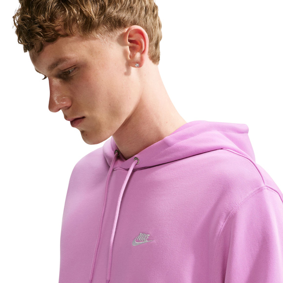 Bluza męska Nike Club FT PO Hoodie różowa FN3866 503