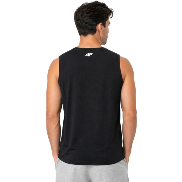 Koszulka męska 4F M357 głęboka czerń 4FWSS26TSLEM357 20S