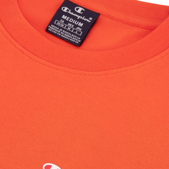 Koszulka męska Champion SS Tee pomarańczowa 220264 OS014