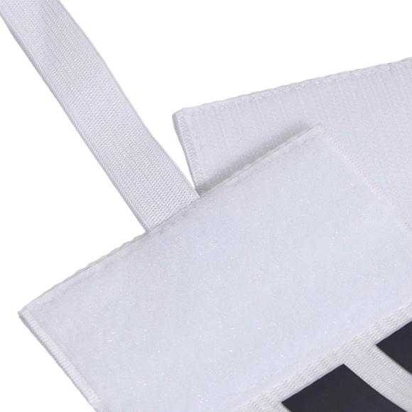 Opaska kapitana adidas Real Madryt biało-czarna KR7574