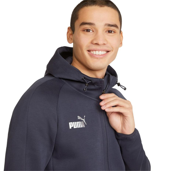 Bluza męska Puma TeamFinal Casuals Hooded granatowa 657383 06