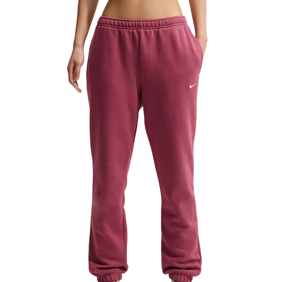 Spodnie damskie Nike Studio Fleece różowe IM8076 654