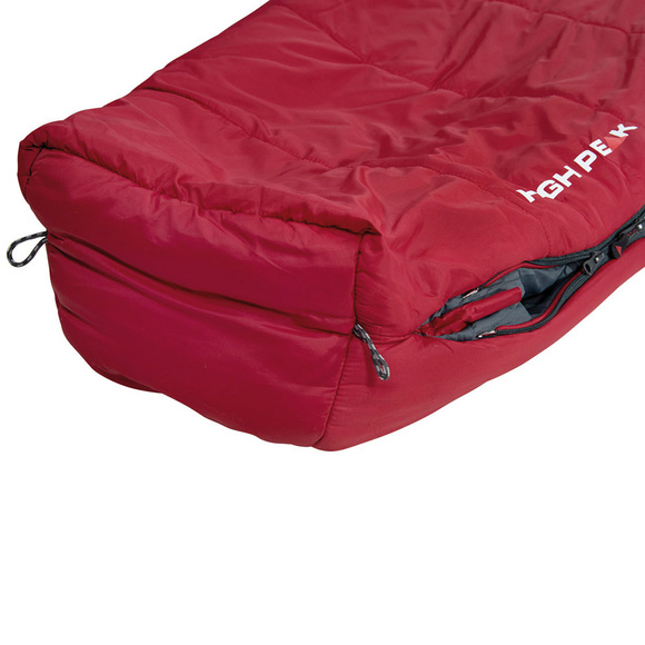 Śpiwór High Peak Hyperion 1M 210x80x50 cm bordowo-szary 23363