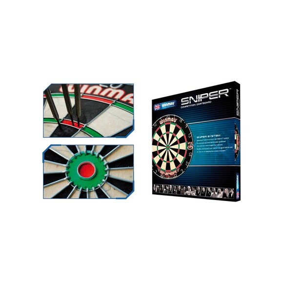 Tarcza sizalowa WINMAU SNIPER + 6 rzutek