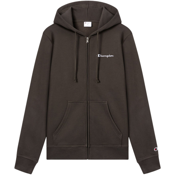 Bluza męska Champion Hooded Full Zip Sweatshirt brązowy 221794 GS509