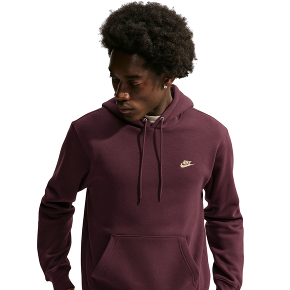 Bluza męska Nike Club BB bordowa FN3859 652