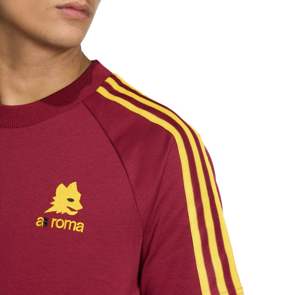 Koszulka męska adidas AS Roma Originals Tee bordowa JZ7185