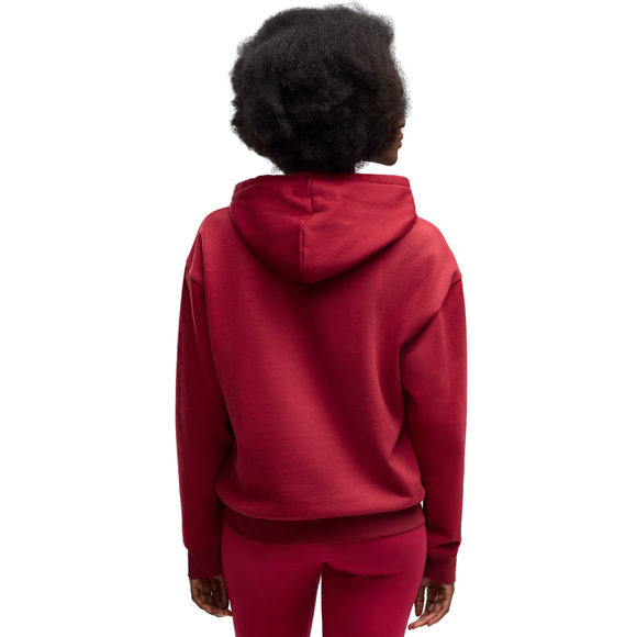 Bluza damska Puma ESS Script Comfort Hoodie czerwona 694136 23