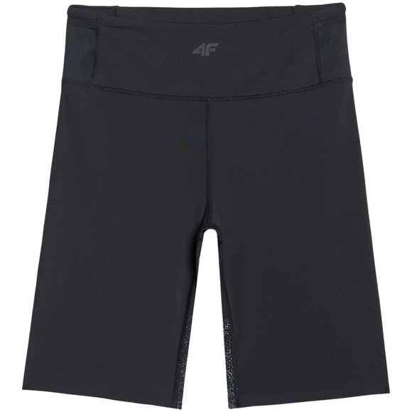 Legginsy damskie krótkie 4F FNK F048 głęboka czerń 4FWAW25TFSTF048 20S