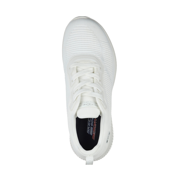 Buty damskie Skechers Bobs Squad- Tought Talk białe 32504 WHT