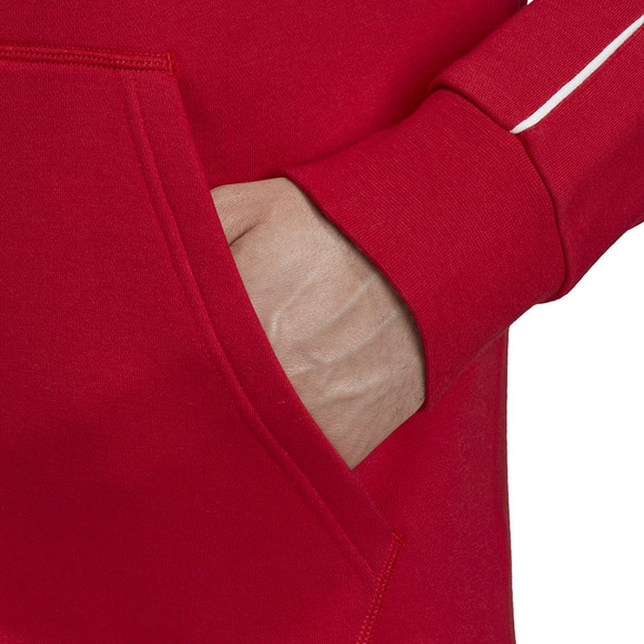 Bluza męska adidas Core 18 FZ Hoody czerwona FT8071