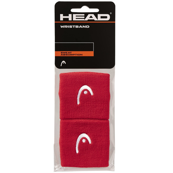 Frotki na rękę Head Wristband czerwone 285050