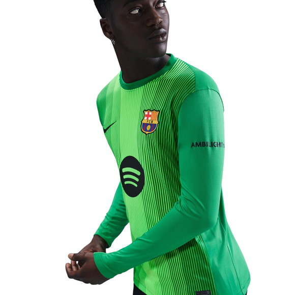 Koszulka męska Nike FC Barcelona 2025/26 Stadium Goalkeeper zielona HQ0477 311