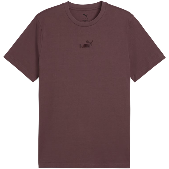 Koszulka męska Puma ESS Small No.1 Logo centered Tee brązowa 692912 91