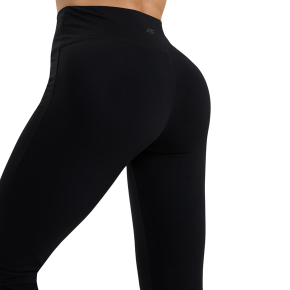 Legginsy damskie 4F CAS F1195 głęboka czerń 4FWAW25TTROF1195 20S