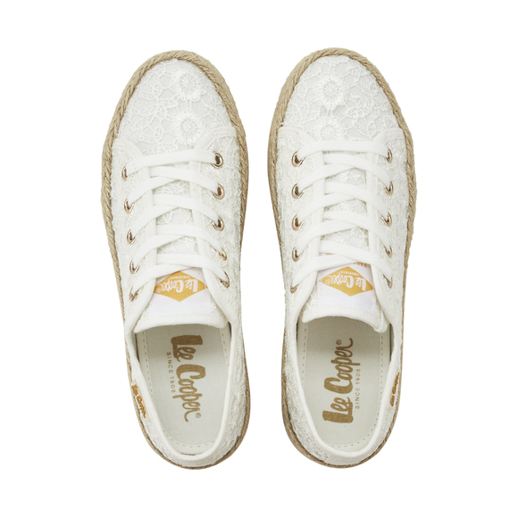 Buty damskie Lee Cooper białe LCW-26-31-4326LA