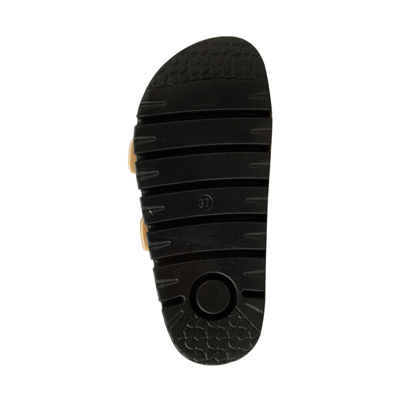 Klapki damskie Lee Cooper złote LCW-26-35-4462LA