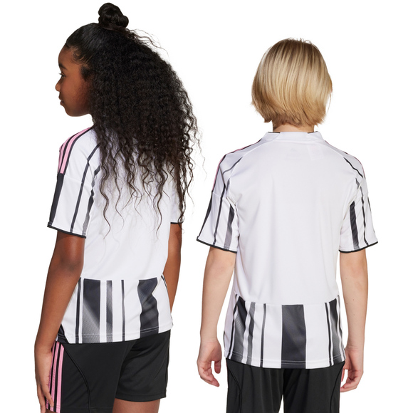 Koszulka dla dzieci adidas Juventus 25/26 Home biało-czarna JN5237 