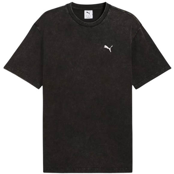 Koszulka męska Puma Ess Elevated Relaxed Wash Tee czarna 688048 01