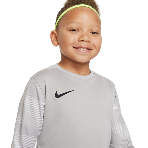 Bluza bramkarska dla dzieci Nike Dry Park IV JSY LS GK JUNIOR szara CJ6072 052