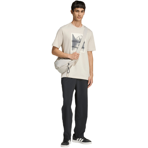 Koszulka męska adidas Outdoor Kayaking Graphic beżowa KB2541