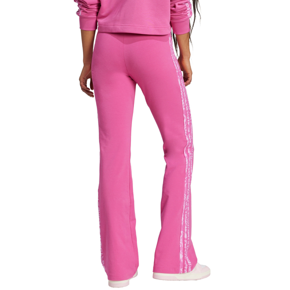 Legginsy damskie adidas Essentials 3-Stripes Print Cotton różowe JG6238