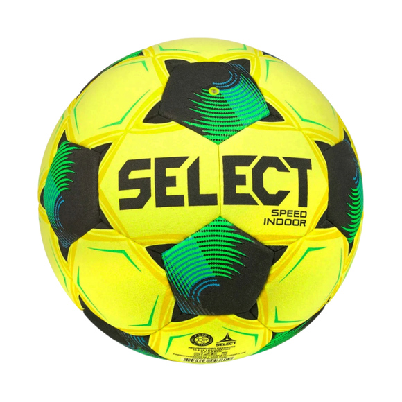 Piłka nożna Select Speed Indoor v26 żółto-zielona 140011