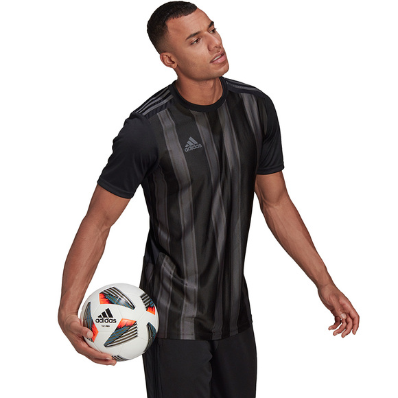 Koszulka męska adidas Striped 21 Jersey czarna GN7625