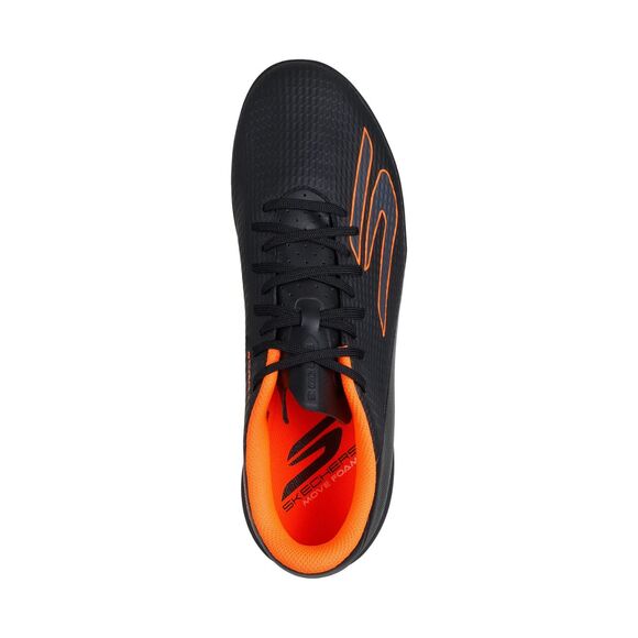 Buty piłkarskie Skechers Academy IC SKX_2 czarno-pomarańczowe 252128 BKOR