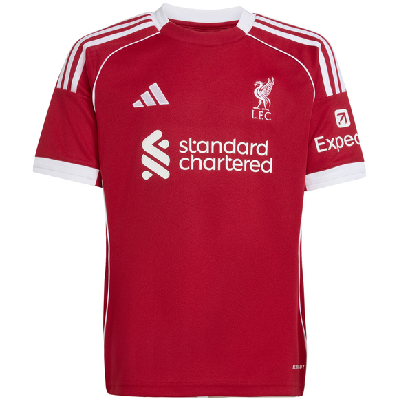 Koszulka dla dzieci adidas Liverpool FC 25/26 Home Jersey czerwona JV6436
